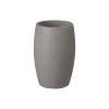 17 in. Round Gray Terrazzo Planter