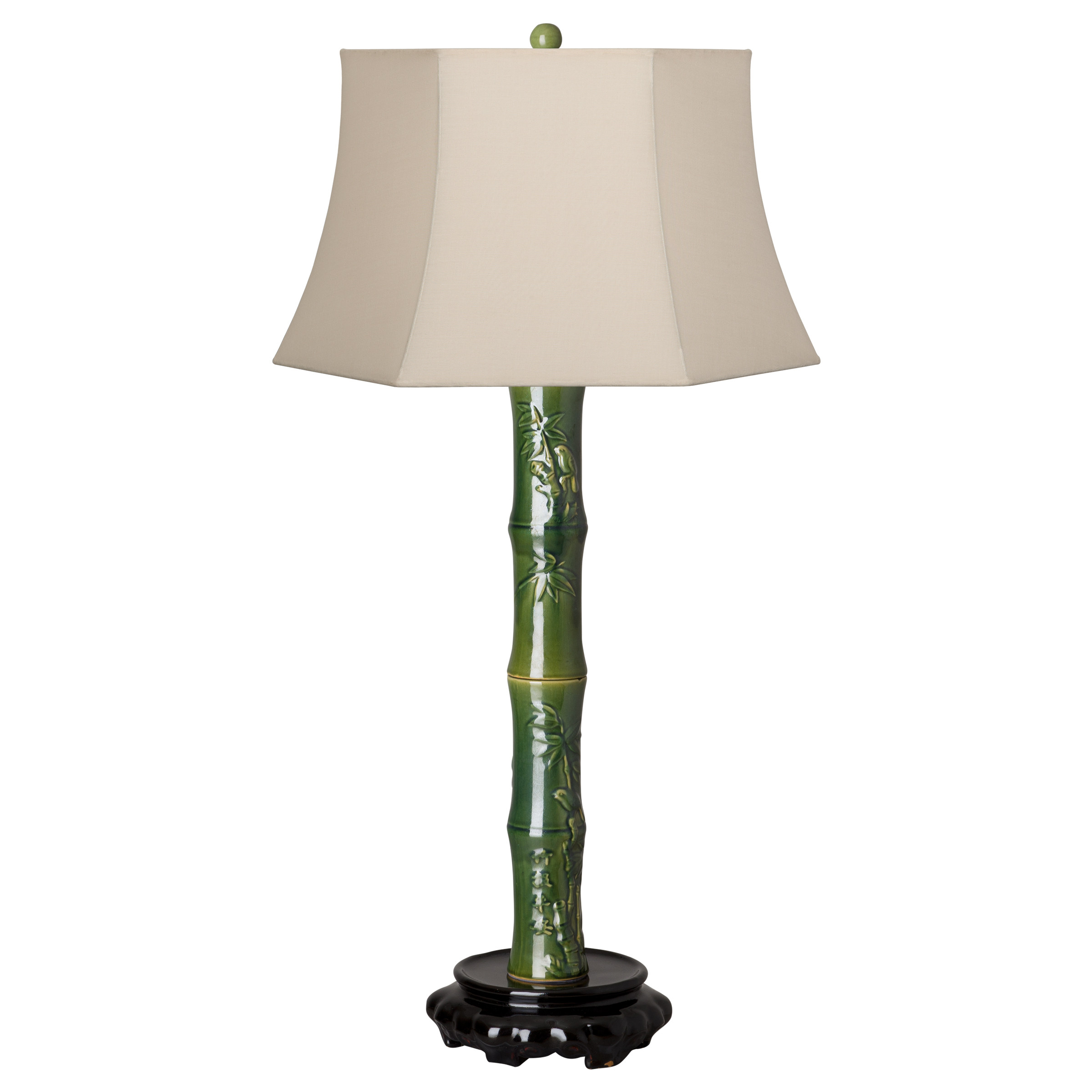Tall Zu Bamboo Lamp
