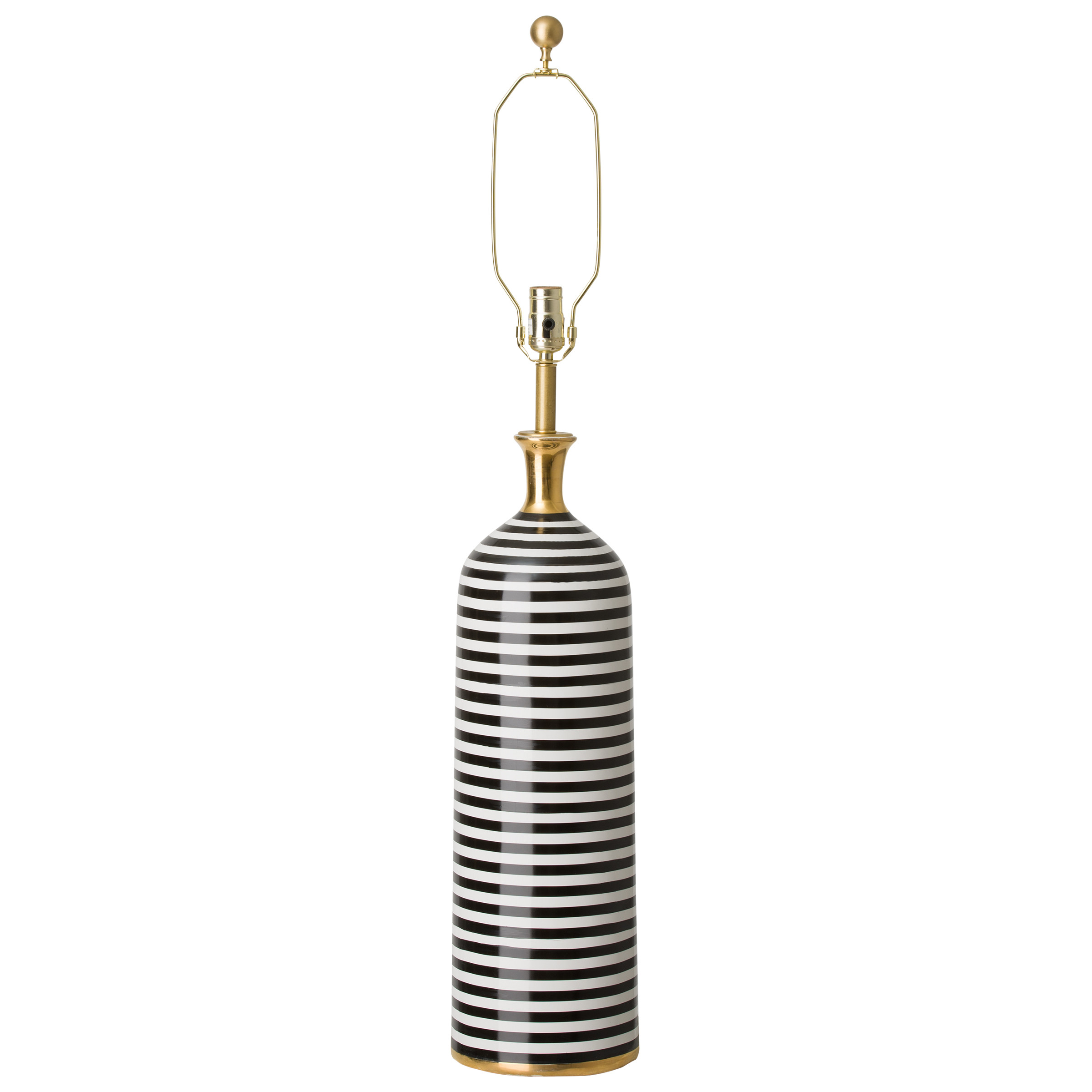 Siena Stripe Vase Lamp