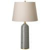 Siena Stripe Vase Lamp