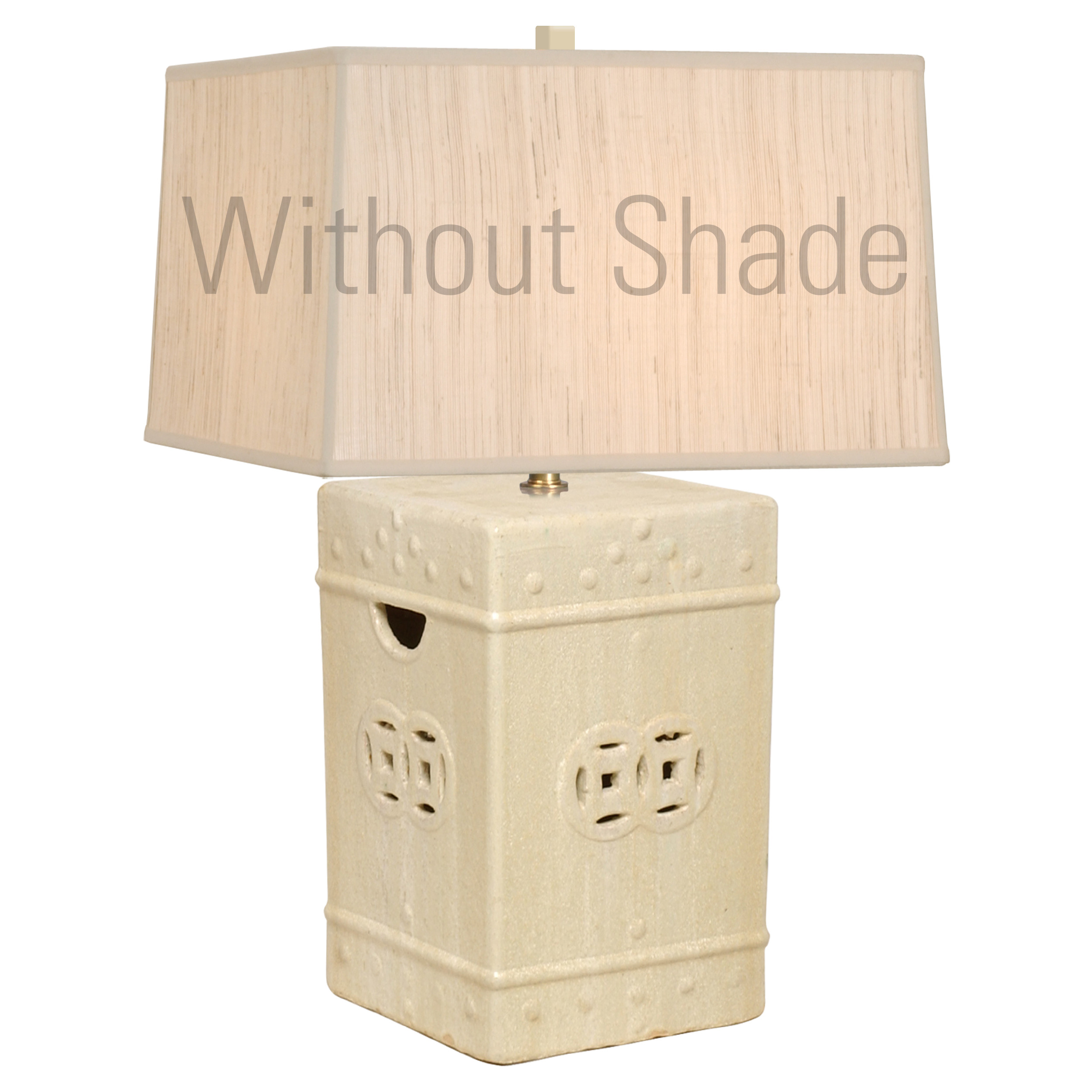 Square Garden Stool Lamp