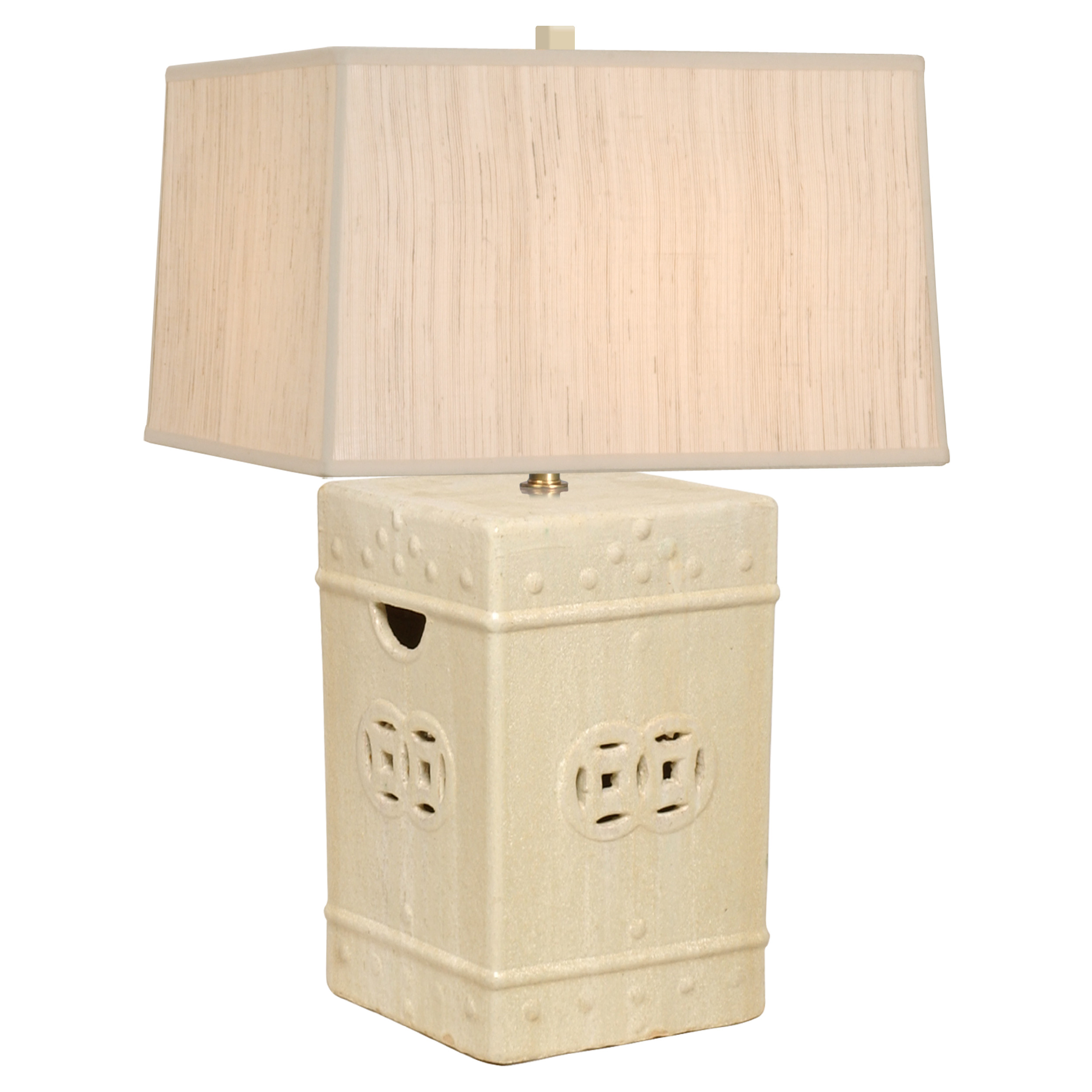 Square Garden Stool Lamp