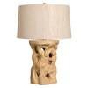 Tree Trunk Stool Lamp