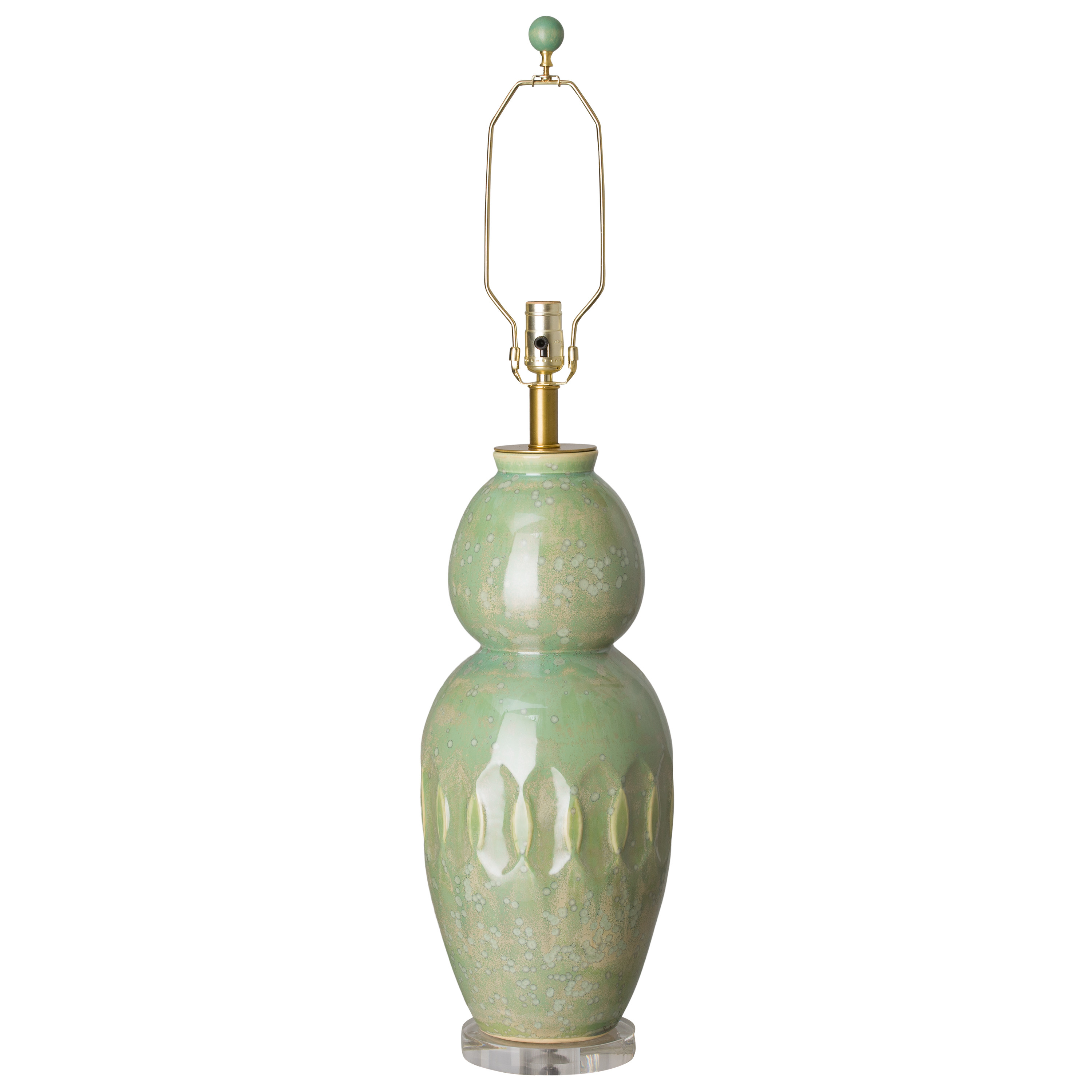 Ellipse Gourd Ceramic Lamp