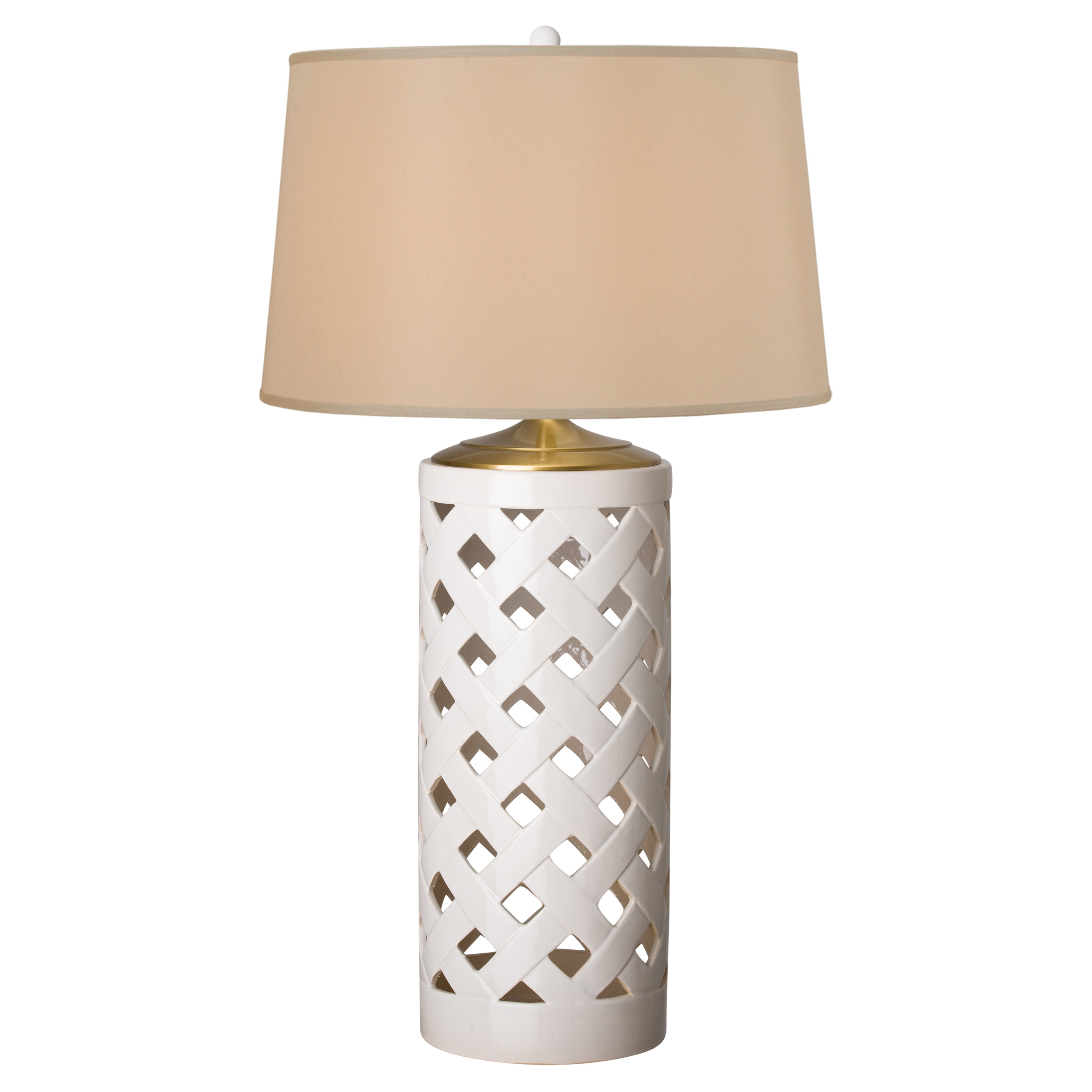 Criss Cross Umbrella Stand Lamp