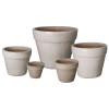 Set of 5 Round Flower Pots