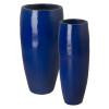 Set of 2 Tall Ceramic Jars