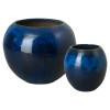 Set of 2 Ball Ceramic Planters