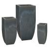 Set of 3 Tall Square Planters