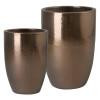 Set of 2 Tall Round Planters