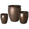 Set of 3 Round Pots