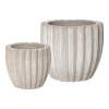 Set of 2 Round Pots