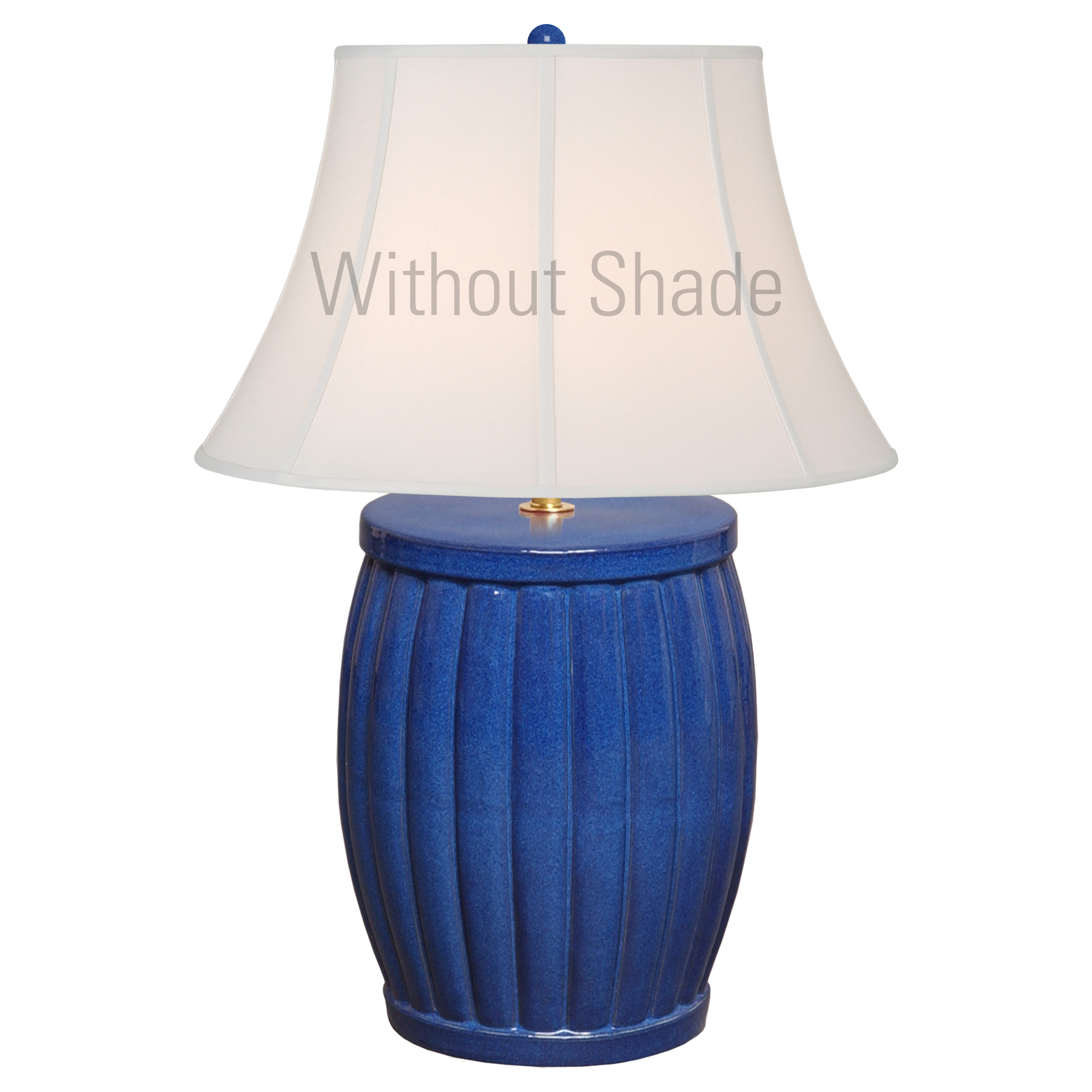 Fluted Garden Stool Lamp