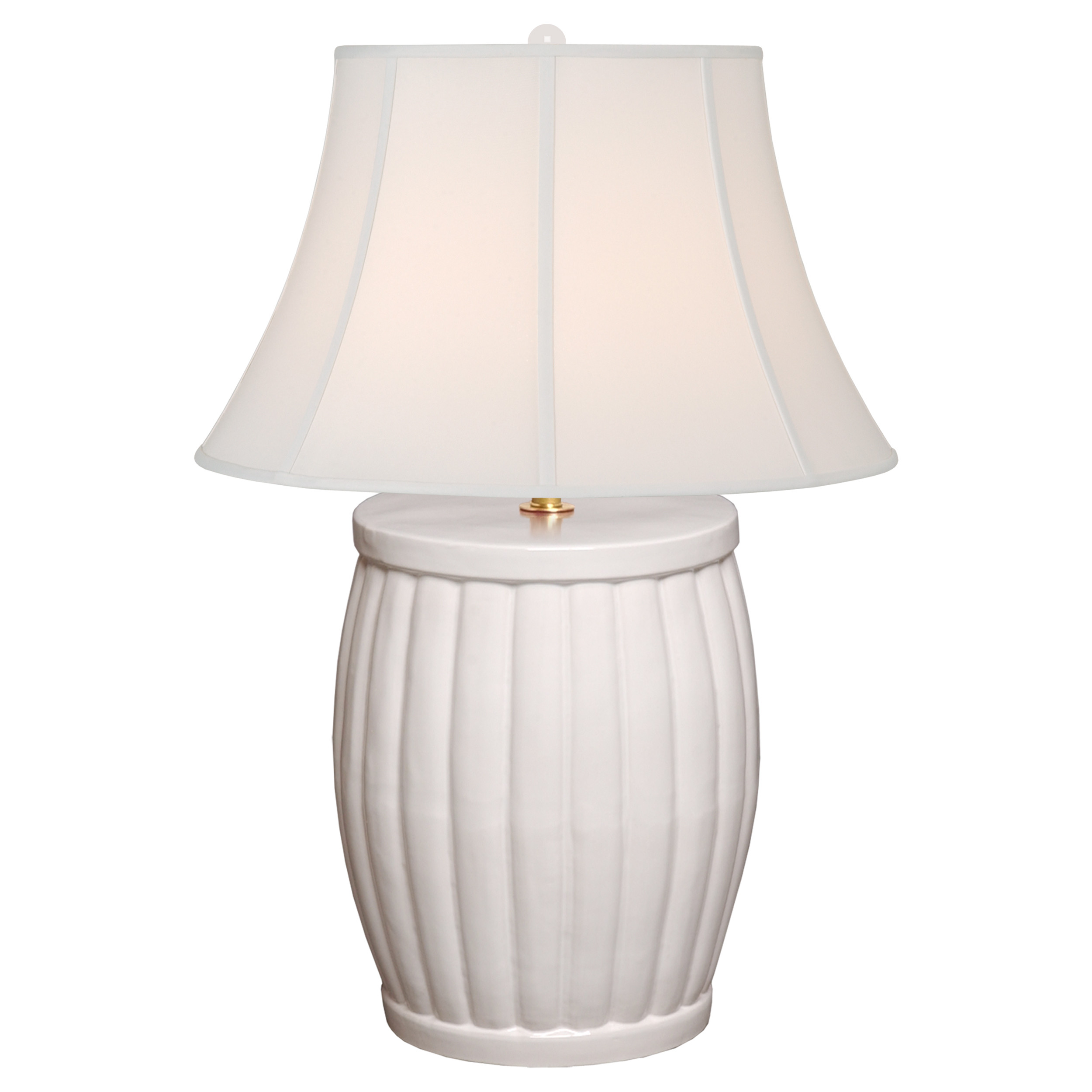 Fluted Garden Stool Lamp