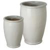 Set of 2 Round Rim Planters