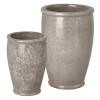 Set of 2 Round Rim Planters