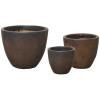 Set of 3 Round Pots