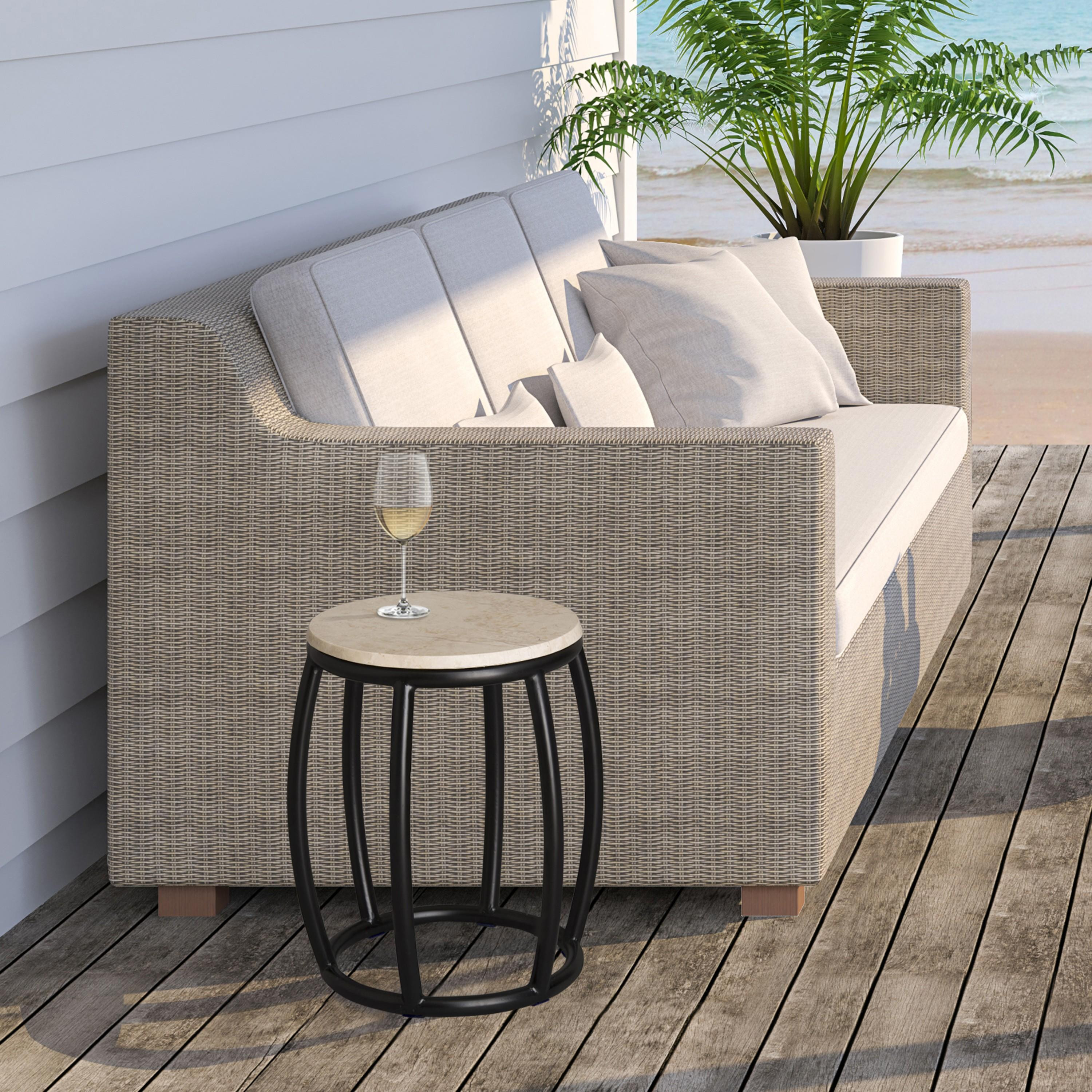 Post Metal Stool/Table
