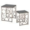 Set of 2 Square Ring Stools/Tables