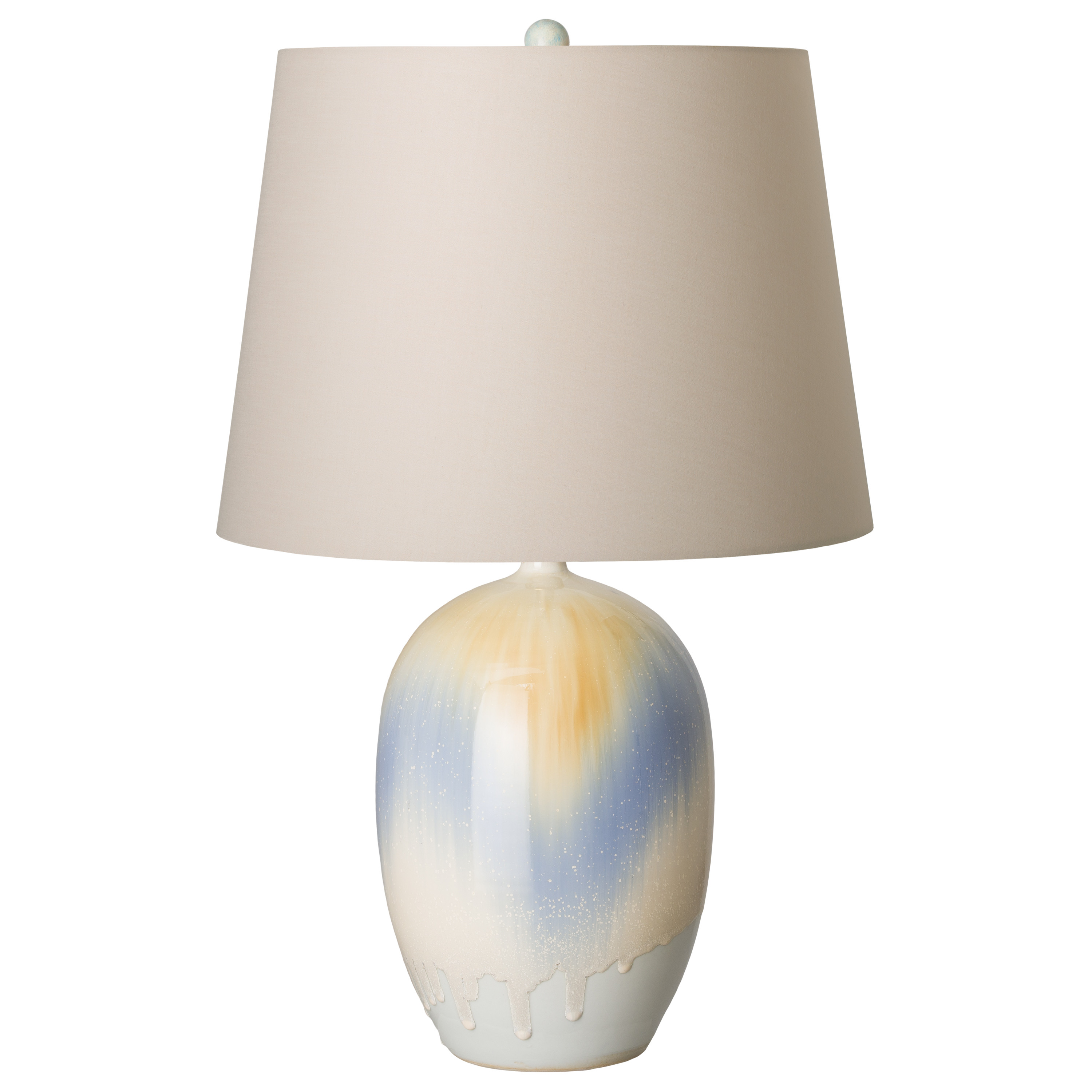 Melon Ceramic Vase Lamp