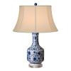 Porcelain Globular Vase Lamp