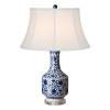 Porcelain Globular Vase Lamp