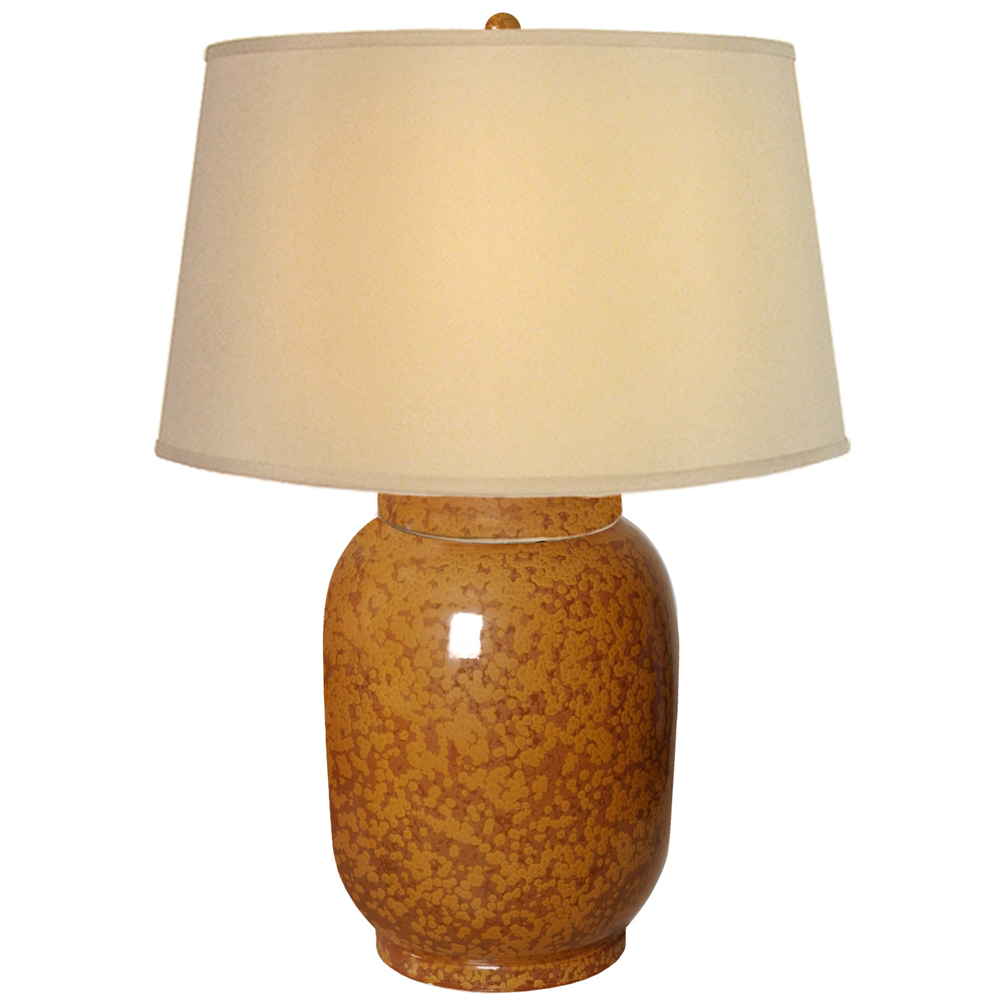 Tall Porcelain Lantern Ginger Jar Lamp