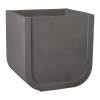 Uri 28.5 in. Square Gray Terrazzo Planter