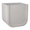 Uri 28.5 in. Square White Terrazzo Planter