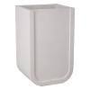 Uri 32 in. Square White Terrazzo Planter