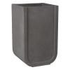 Uri 32 in. Square Gray Terrazzo Planter