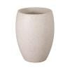 21 in. Round Yellow Terrazzo Planter