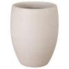 27 in. Round Yellow Terrazzo Planter