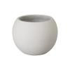 18 in. Ball White Terrazzo Planter