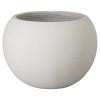 26 in. Ball White Terrazzo Planter