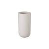 19.5 in. Tall Cylinder White Terrazzo Planter