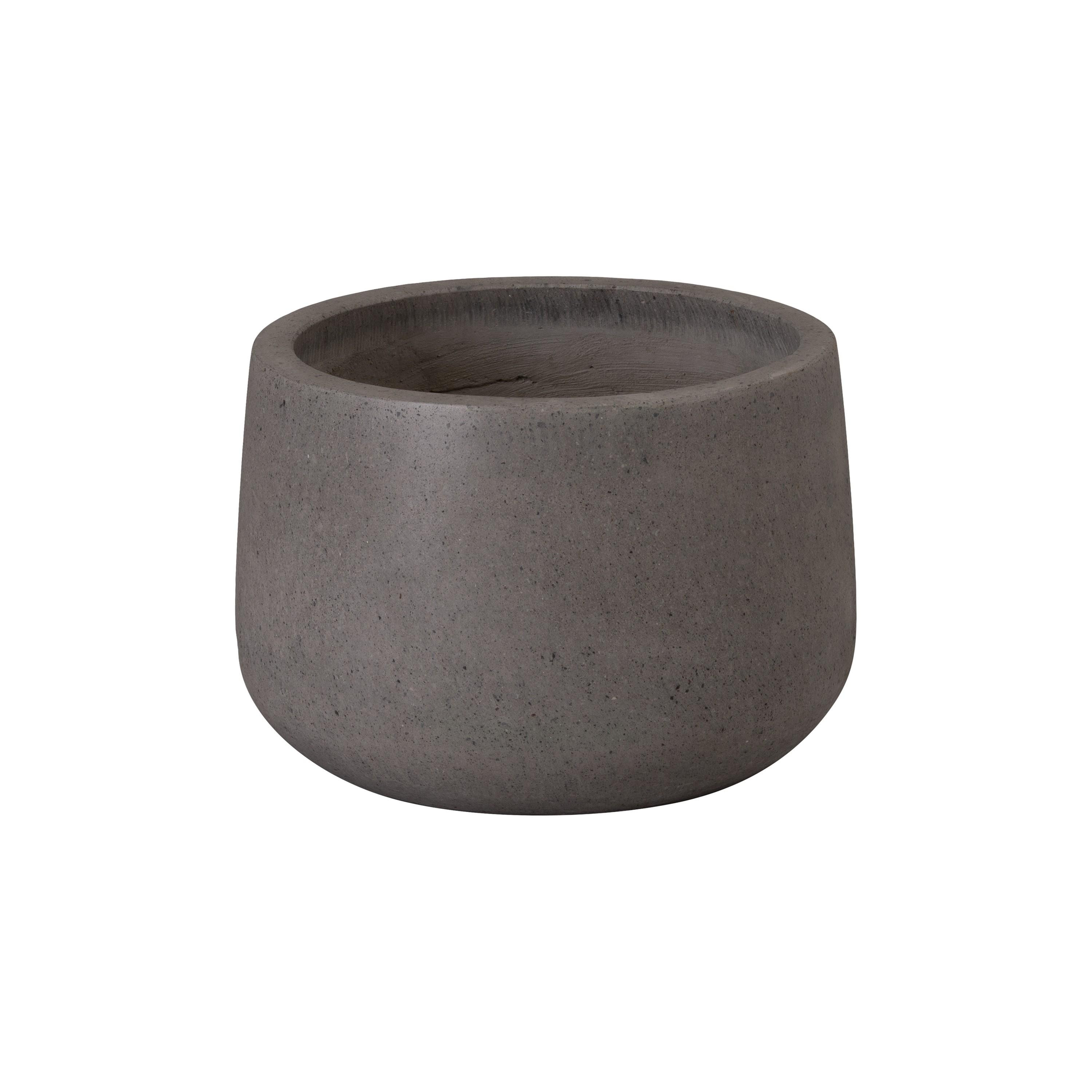 Low Opus 15 in. Gray Terrazzo Planter