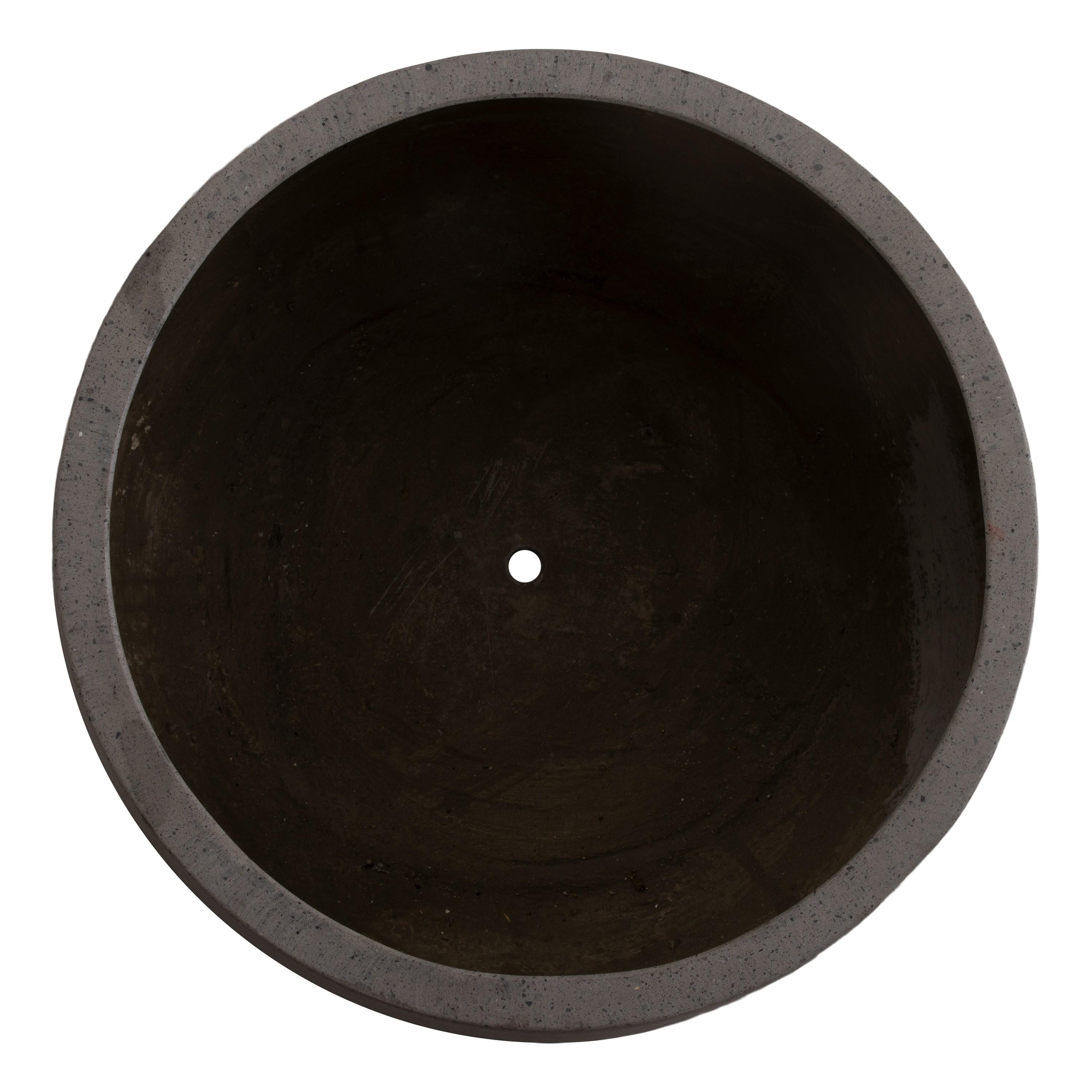 Low Opus 25.5 in. Gray Terrazzo Planter