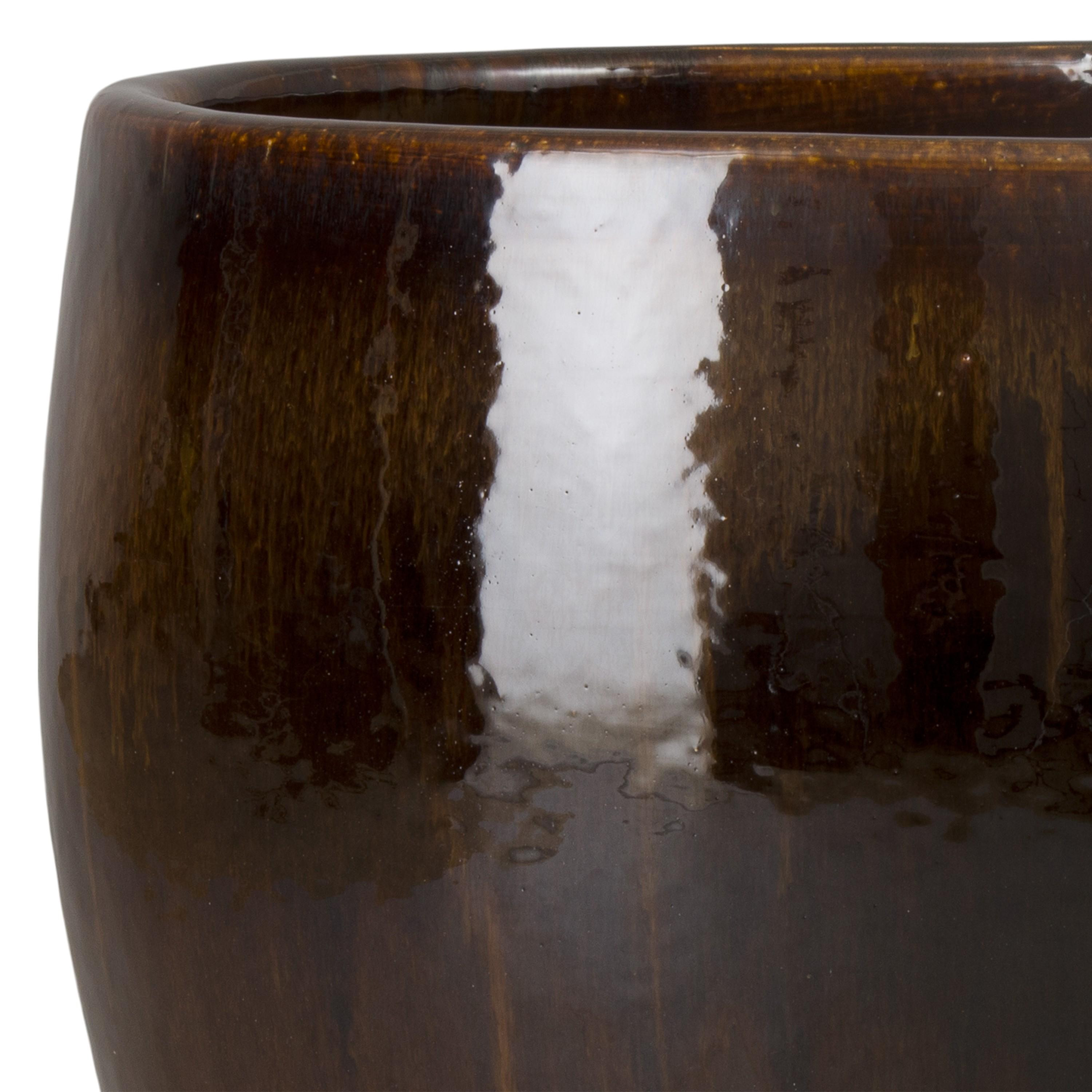 Ossal 19 in. Java Ceramic Planter