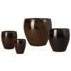 Ossal Set of 4 Java Ceramic Planters