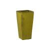 Crisco 19.5 in. Tall Square Tropical Yellow Ceramic Planter