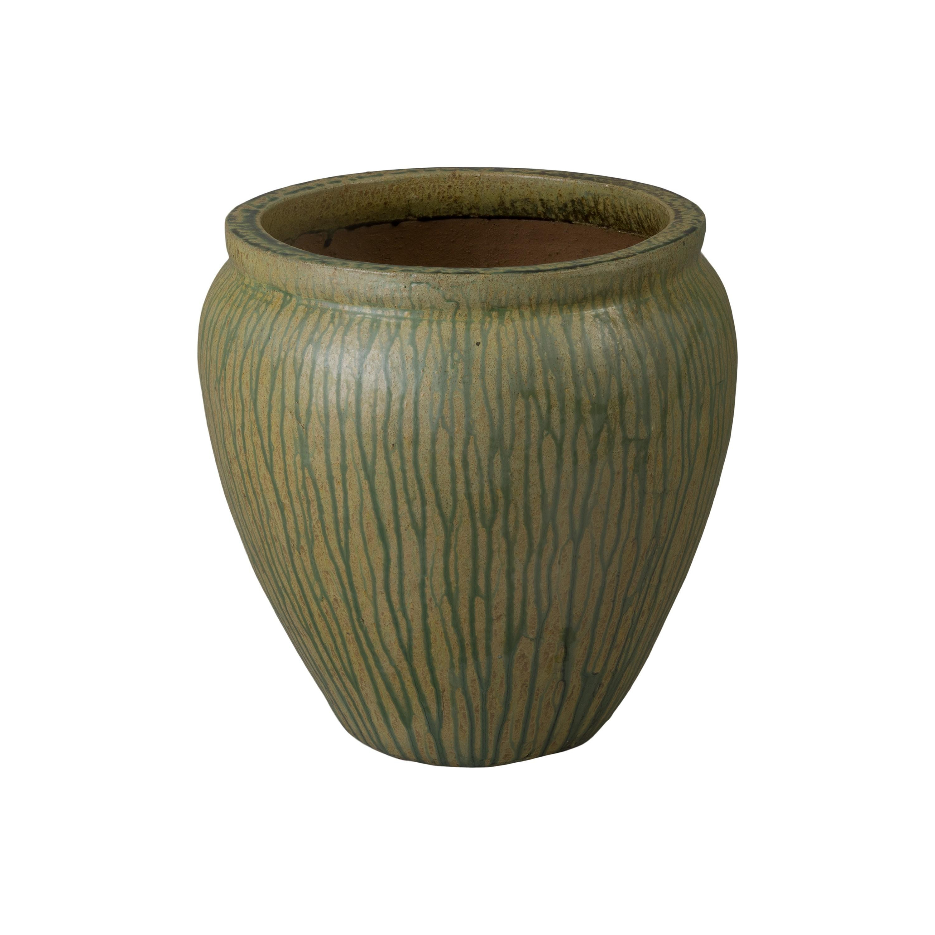 Urge 20.5 in. Distressed Antique Ceramic Planter