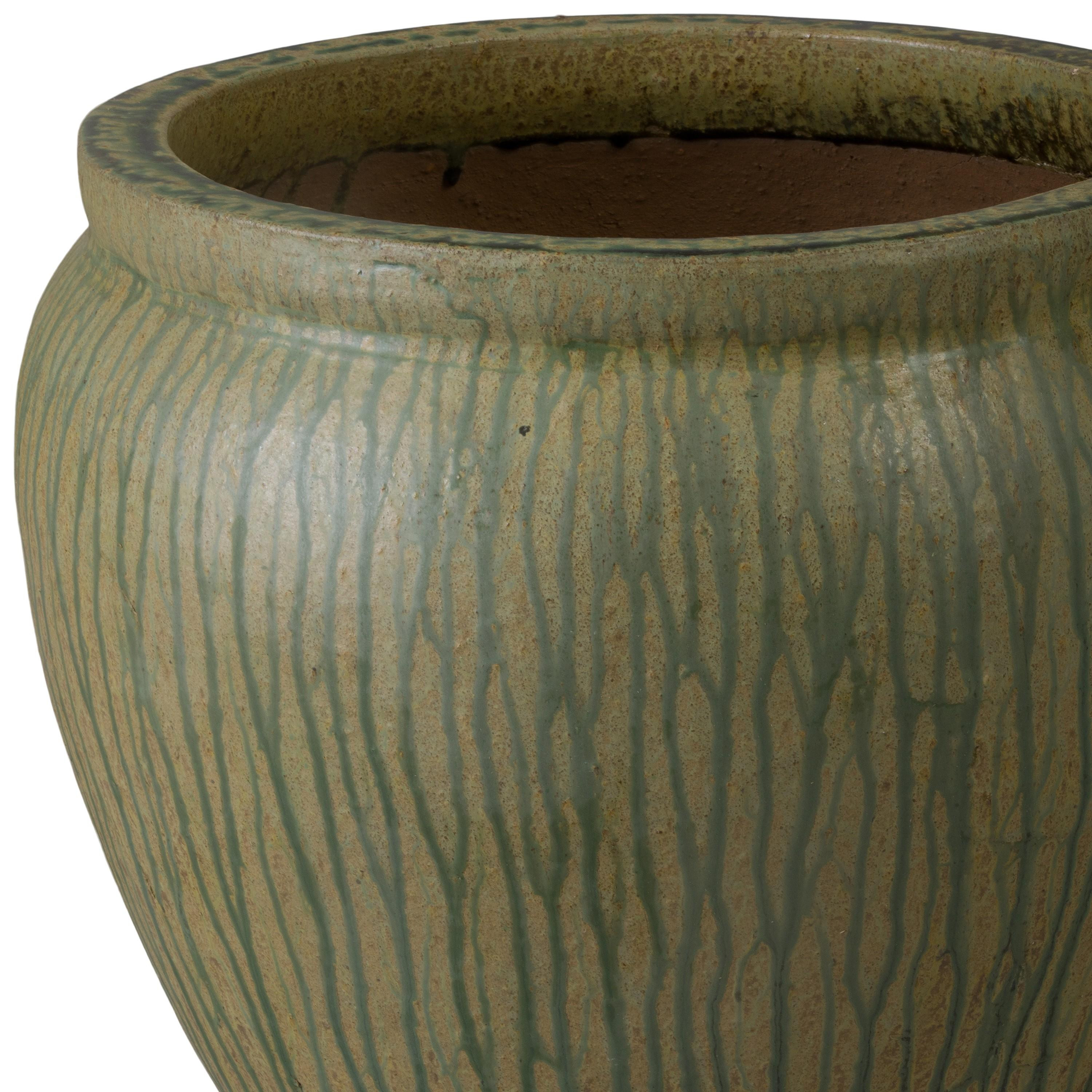 Urge 20.5 in. Distressed Antique Ceramic Planter