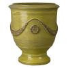 Anduze 31 in. French Yellow Ceramic Planter
