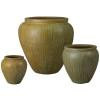 Urge Set of 3 Distressed Antique Ceramic Planters