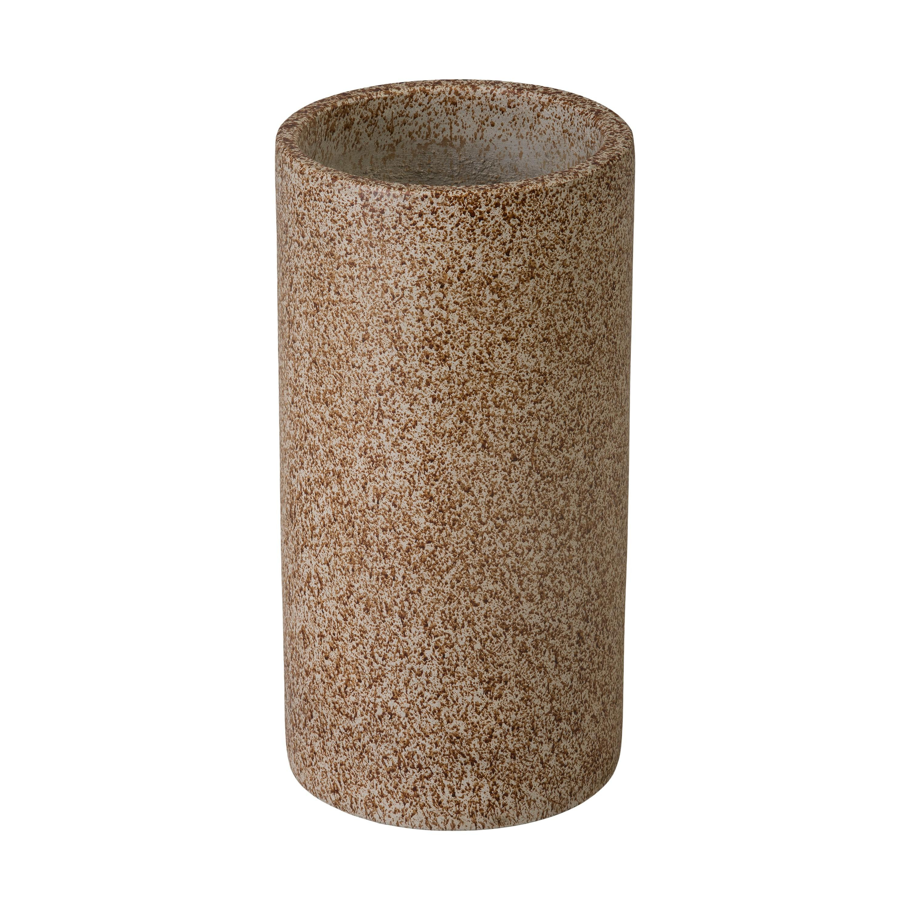 19 in. Moss Terrazzo Umbrella Stand