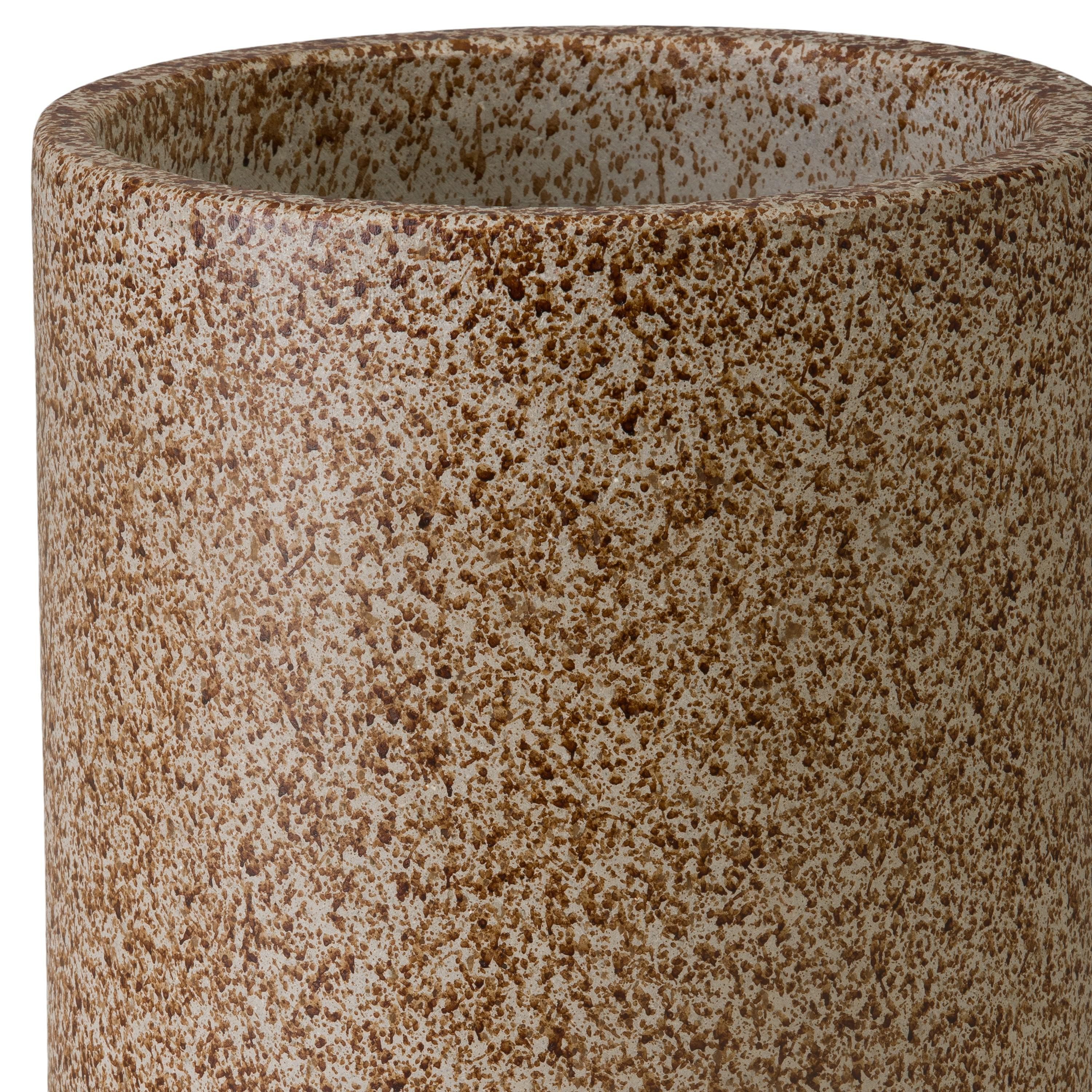 19 in. Moss Terrazzo Umbrella Stand