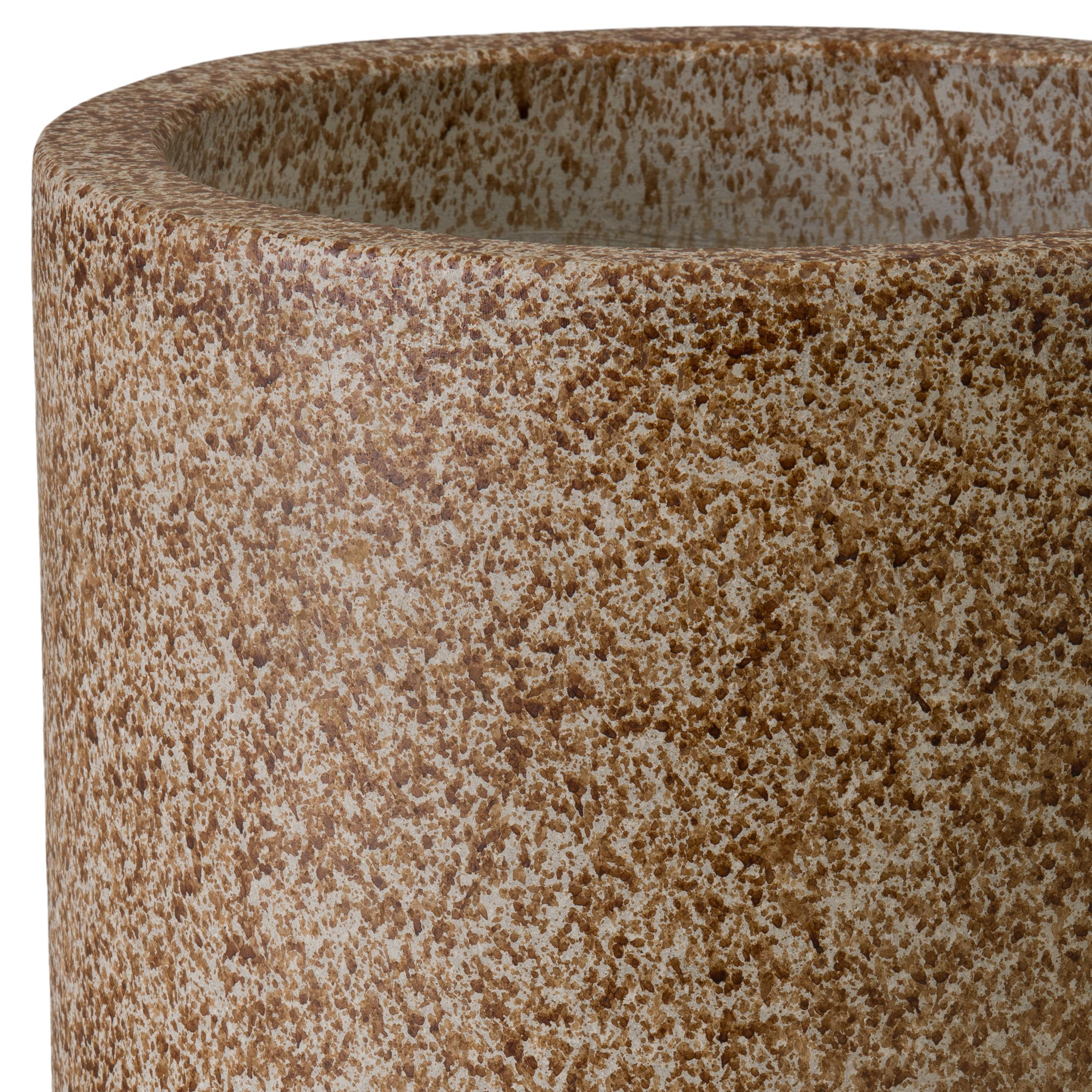 23 in. Moss Terrazzo Umbrella Stand