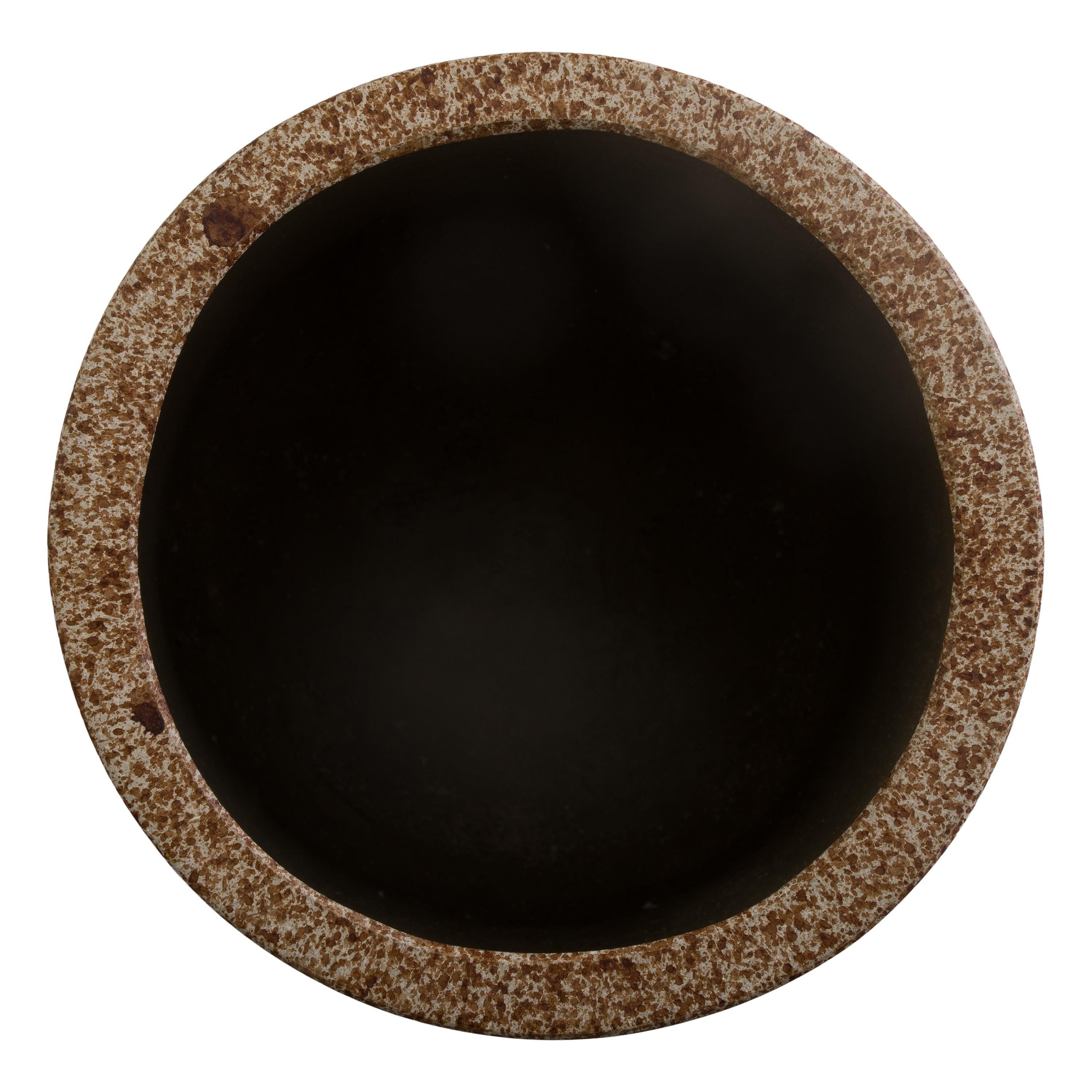23 in. Moss Terrazzo Umbrella Stand