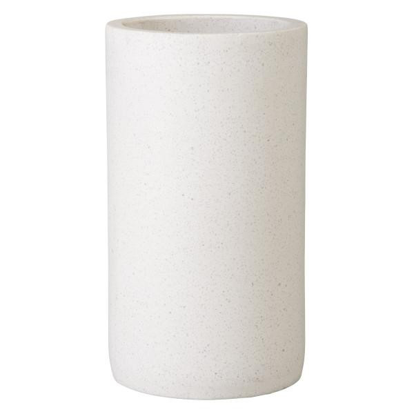23 in. White Terrazzo Umbrella Stand Emissary